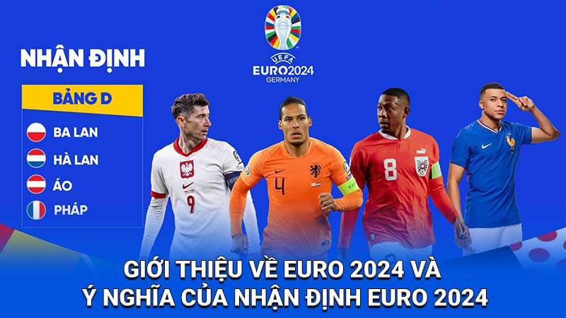 2Q Nhận Định Euro 2024: Ai Tỏa Sáng, Đội Nào Lên Ngôi? 1 Giới thiệu về Euro 2024 và ý nghĩa của nhận định Euro 2024