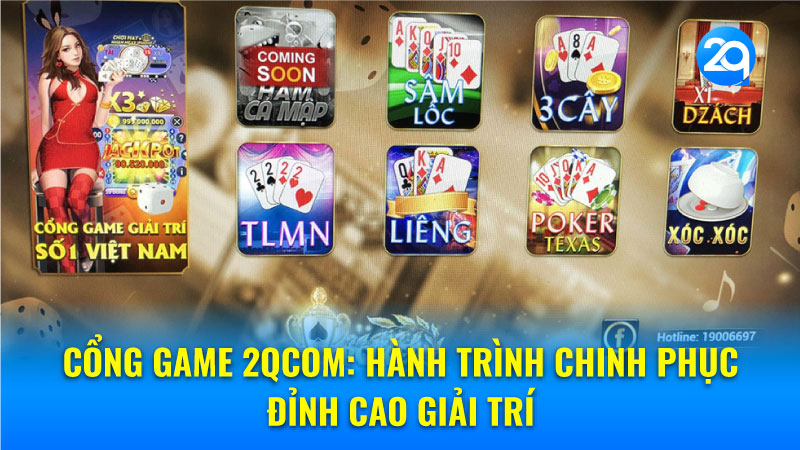 Cổng game 2Qcom - Hành trình chinh phục đỉnh cao giải trí 1 cong-game-2qcom-1